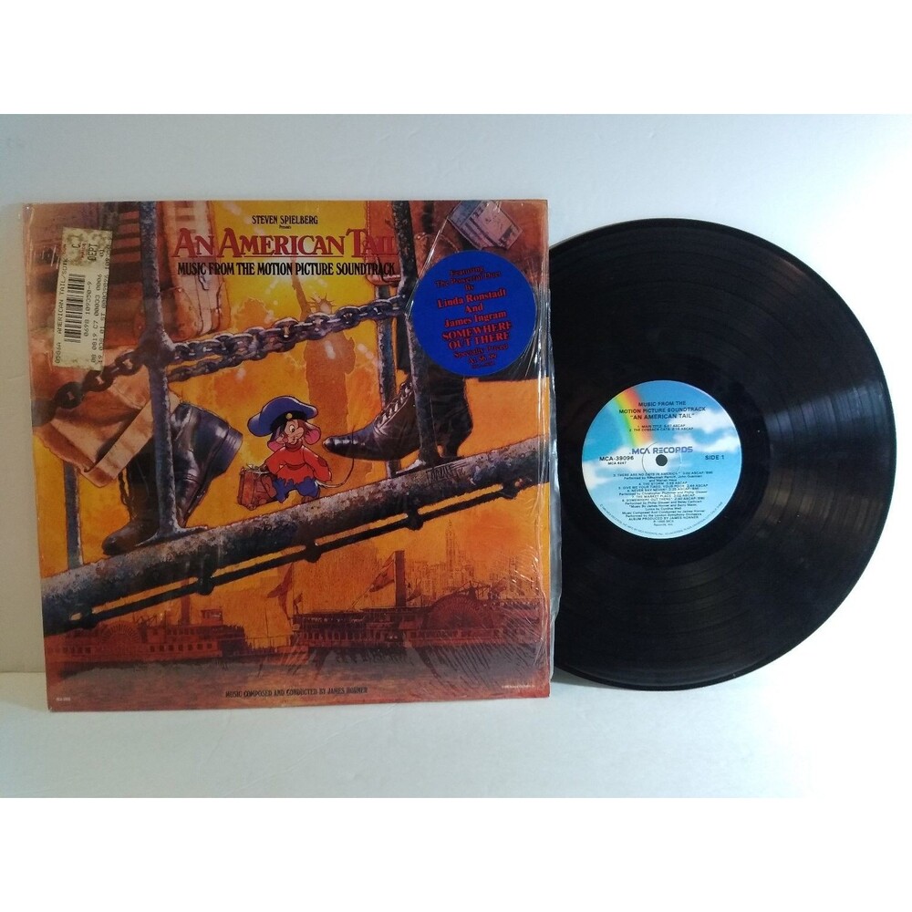 Various Artists – An American Tail LP Record 1986 MCA Soundtrack Pop 33 RPM Hype